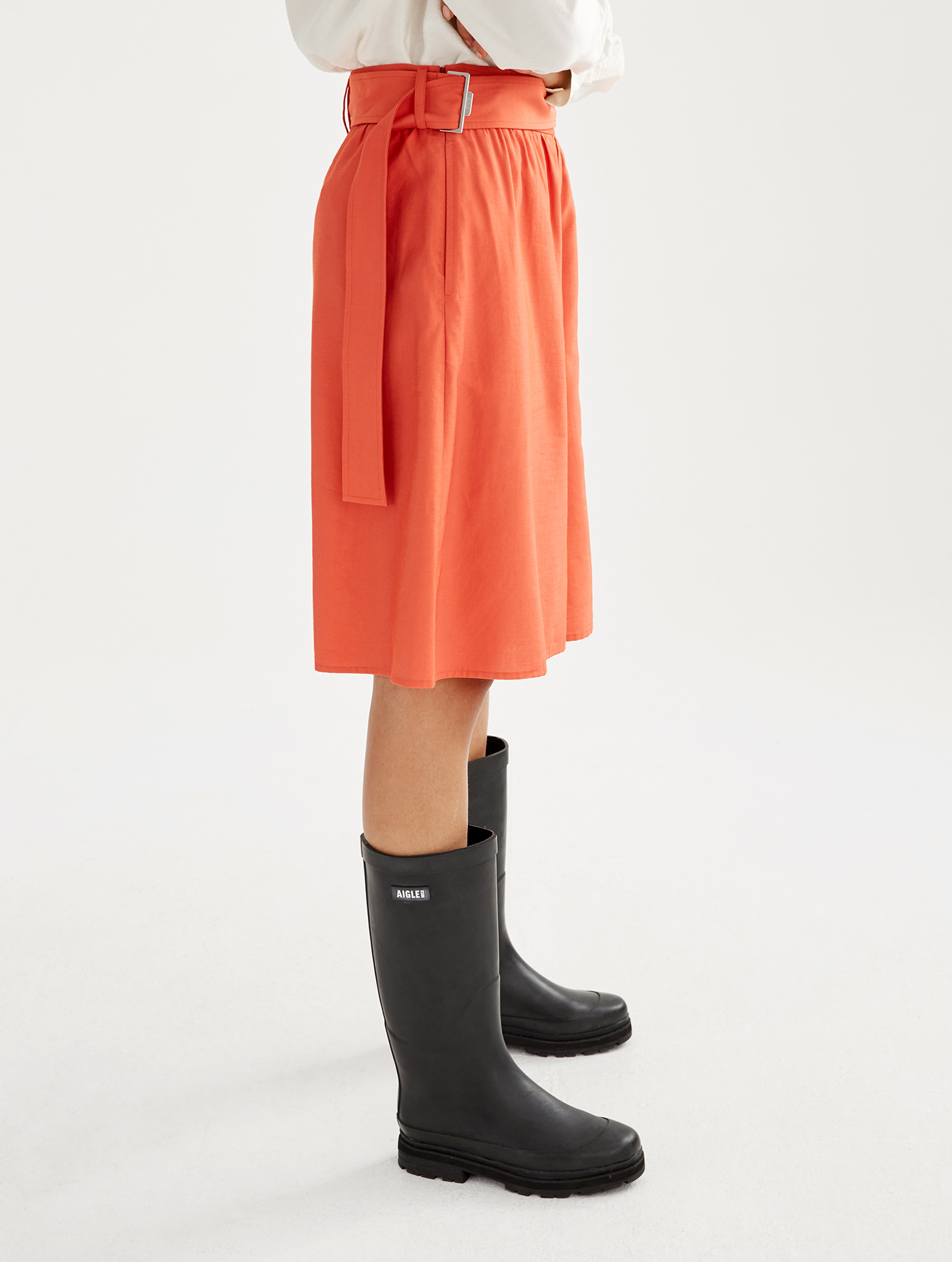 Loose fit culotte skirt