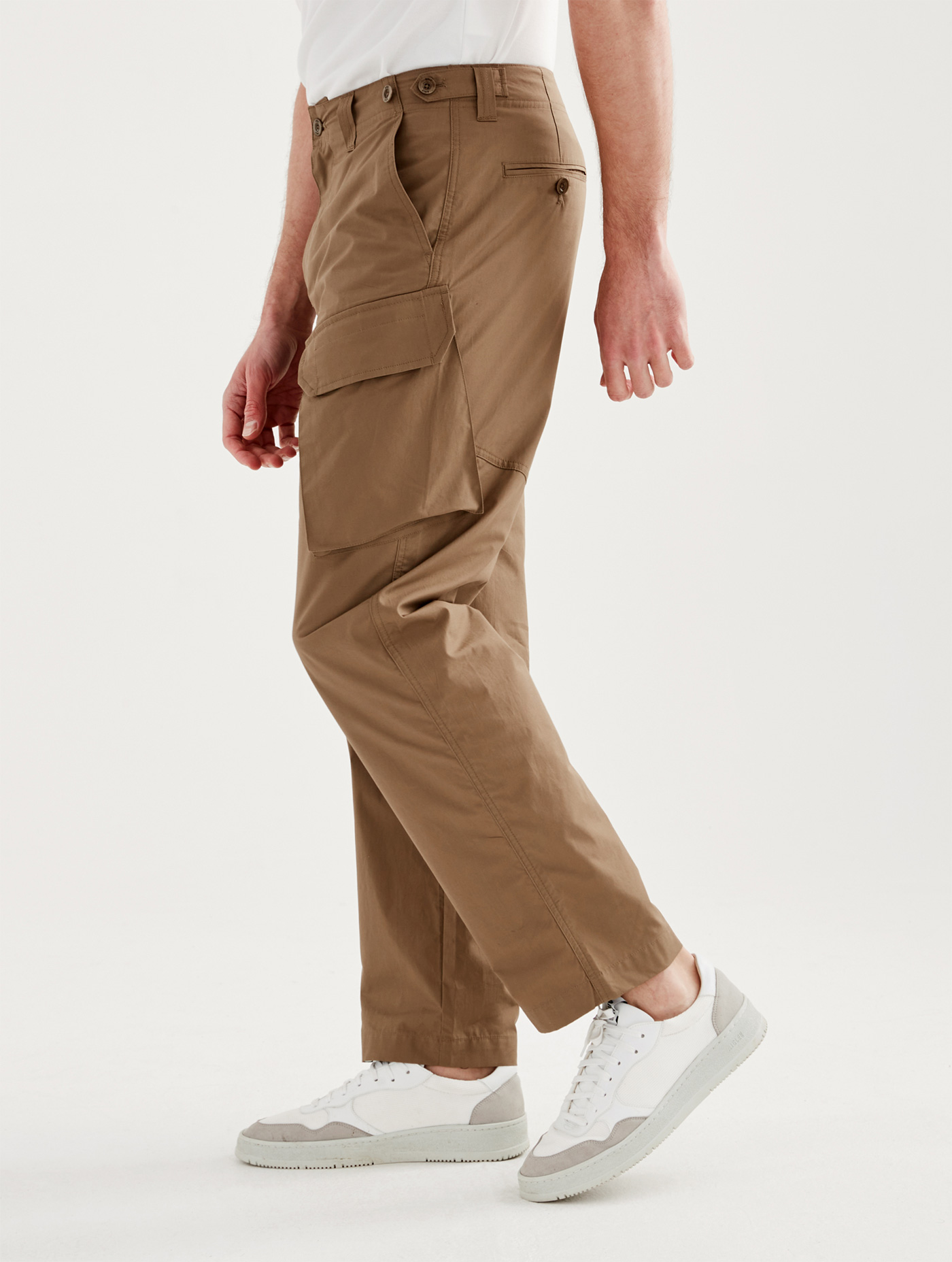 Poplin Cargo Trousers