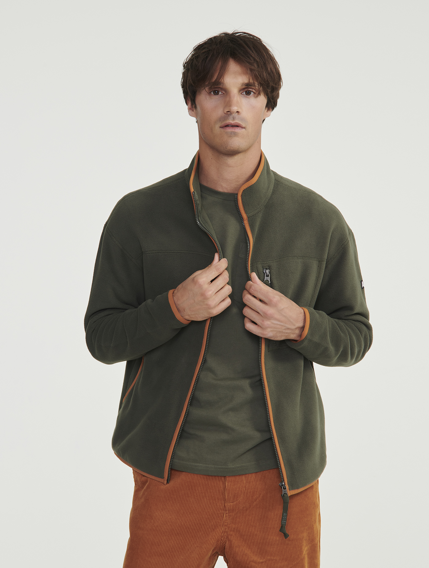 POLARTEC&reg; Microfiber Zipped Fleece