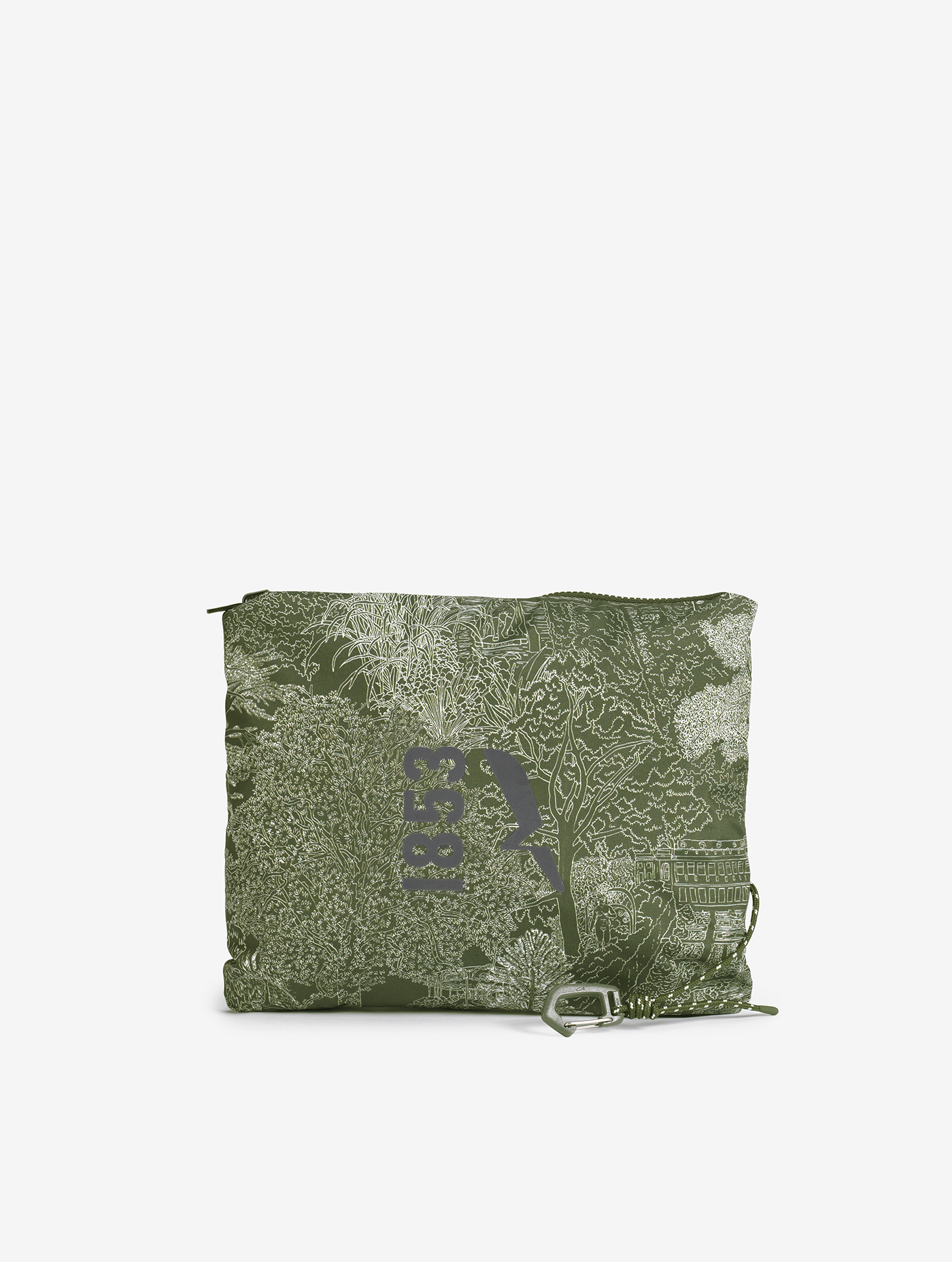 Aigle x MNHN - Rainpack 100: Unisex waterproof windbreaker poncho, short and packable